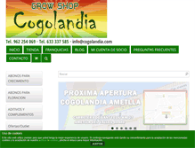 Tablet Screenshot of cogolandia.com